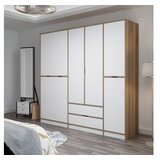 Hanah home Ormar Elina 232x208x52cm Bijelo-bež | Eponuda.ba