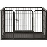 vidaXL ogradica za štence od čelika 91,5 x 59 x 61 cm | shoptok.hr