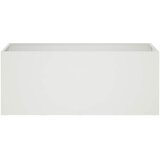  Vrtna saksija Bijela 80 x 40 x 40 cm Čelična vrata | shoptok.hr