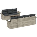 8-dijelni set vrtnih sofi s jastucima svjetlosiva poli ratan | shoptok.hr