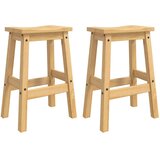  Barski stol 2 pcs Medeni vosak 44 x 30 x 63 cm Čvrsta bor | shoptok.hr