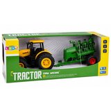  Agricultural Tractor with Seeder and Cultivator Lights Sounds Yellow 1:24 | Shoptok.si