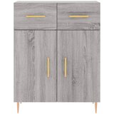  Visoka komoda siva sonome 69,5x34x180 cm od konstruiranog drva | shoptok.hr