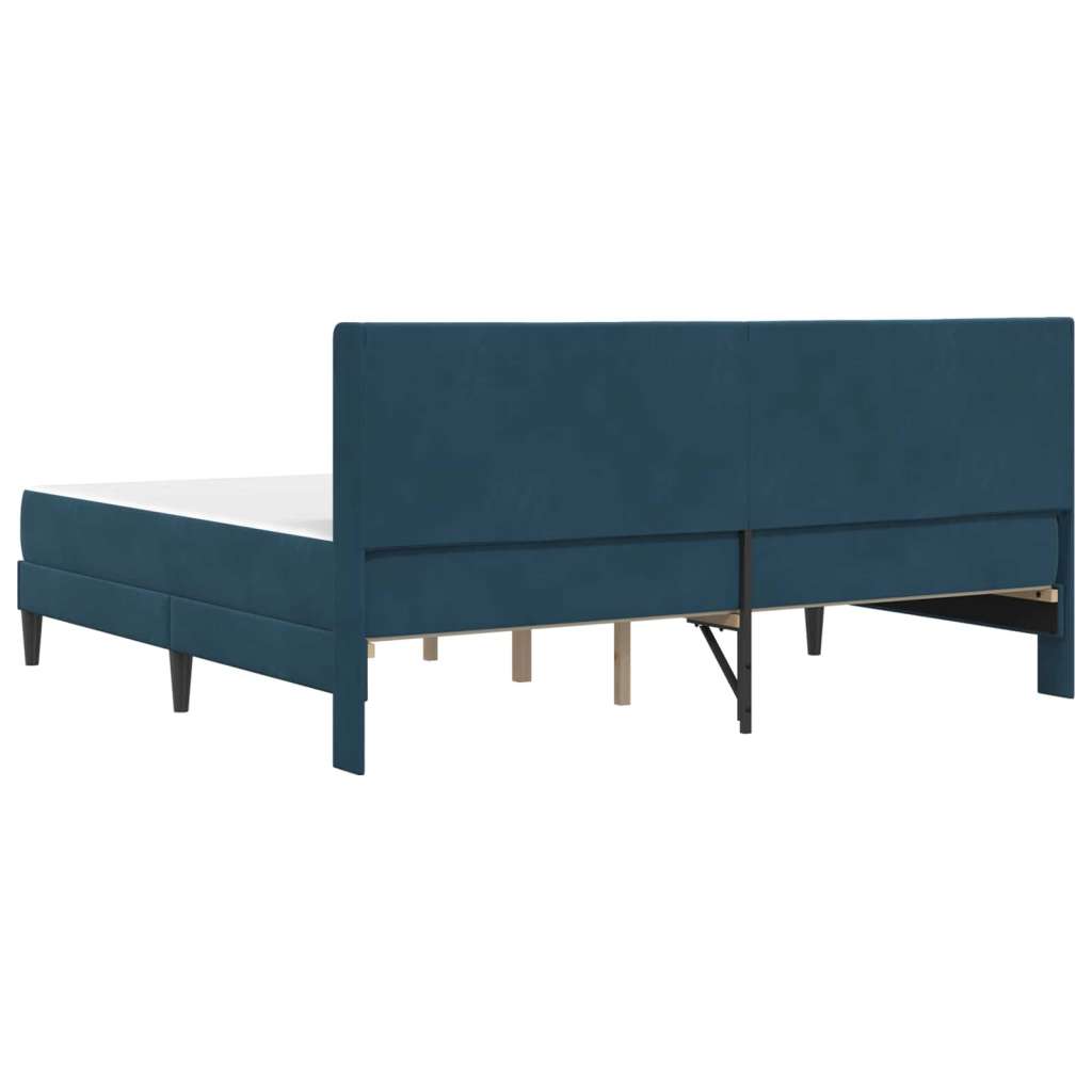  Okvir za krevet Plava 180 x 200 cm Baršun - Plava 180 x 200 cm | shoptok.hr
