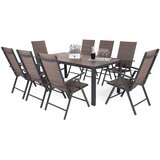 Ibiza set namještaja 185 cm siva / taupe 8+1 Cijene
