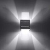  Stenska svetilka LORETO siva, (21347375) | Shoptok.si