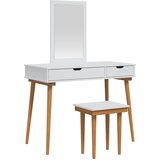 Set toaletnog stolića FAUSKE 3 kom. Bijela 100 x 50 x 143 cm | shoptok.hr