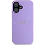Guess Hrbtni ovitek za iPhone 16 Pro z zrnato teksturo MagSafe, Vijoli?na, (21749428) | Shoptok.si