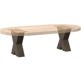  Noge za stolić X-oblika 2 kom prirodni čelik 40x(30-31)cm čelik | shoptok.hr