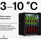 Klarstein Beersafe hladilnik za pijačo s steklenimi vrati | 64 x 48 cm | 60 litrov | 85 W | Bakreno/črna | Shoptok.si