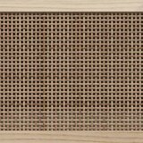 TV ormarić crni 80 x 30 x 40 cm od borovine i prirodnog ratana | shoptok.hr