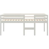  Visoki krevet bijeli 80 x 200 cm od masivne borovine | shoptok.hr