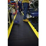 COBA Podloga za preprečevanje utrujenosti DECKPLATE, blago za razrez, črno / rumene barve, tek. m. x 900 mm, maks. 18,3 m | Shoptok.si