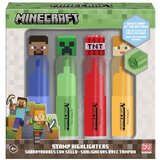 Minecraft Set 4 textmarkera s pečatom | shoptok.hr