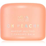 MUA Makeup Academy Oh Peachy balzam za odstranjevanje ličil z vsebnostjo olja z vonjem breskve 70 g