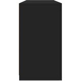  Komoda s LED svjetlima crna 142,5 x 37 x 67 cm | shoptok.hr