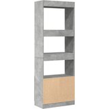  Visoka komoda siva boja betona 63x33x180 cm konstruirano drvo | shoptok.hr