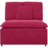  Modularni kauč s jastucima, vinsko crvena 100 cm | Shoptok.si