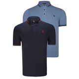 Dewberry DOUBLE SET T8586 MEN'S T-SHIRT-NAVY-INDIGO Cijene