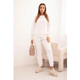 Polski Women's cotton set with Minimal print ecru | shoptok.hr
