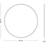JOKEY Ogledalo Cadiz I crno, 60 cm | shoptok.hr