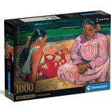 Clementoni Muzejska zbirka: Gauguin - Tahitijske ženske na obali 1000-delna sestavljanka s posterjem - | Shoptok.si