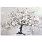 Styler Slika z ročno naslikanimi elementi 70x100 cm White Tree – Cene