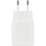 Deltaco Domači polnilec USB-C, 1x USB-C PD, 20 W, BELO | Shoptok.si