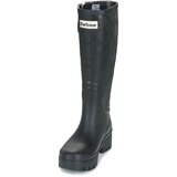 Barbour škornji za dež LEIGHTON TARTAN TALL WELLY Črna | Shoptok.si