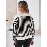 DStreet Damski sweter w paski ELVARA beżowy | shoptok.hr