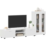  Set TV komoda s ladicama s policom Bijelo Konstruirano drvo | shoptok.hr