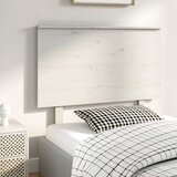  Uzglavlje za krevet bijelo 94 x 6 x 82,5 cm od masivne borovine | shoptok.hr