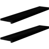  Prozorske klupice 2 kom tamnosmeđe 110x20x2 cm masivne hrast | shoptok.hr