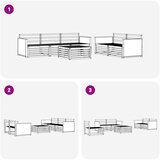  Set vanjskih sofa 6 kom. Prirodna Čvrsto drvo akacije | shoptok.hr