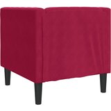 Fotelja Chesterfield crvena boja vina baršunasta | shoptok.hr