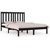  Za krevet od masivne borovine crni 140 x 190 cm | shoptok.hr