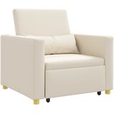 SOFA na razvlačenje Singl Krem bijelo 90 x 165 x 87 cm tkanina | Eponuda.com