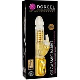 Dorcel Orgasmic Rabbit - vibrator z rogom (zlat) | Shoptok.si