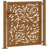  Vrtna vrata 100x100 cm Otporni čelik Dizajn plamena | Eponuda.com