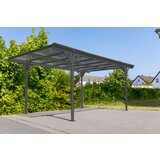 WESTMANN aluminijska nadstrešnica za automobile s ravnim krovom Helsinki 15 m2 (3x5 m) | BRANDED IN GERMANY | shoptok.hr