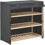 vidaXL Omarica za čevlje s pokrivalom siva 79x40x80 cm blago Cene