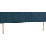 Krevet s oprugama i madracem tamnoplavi 180x200 cm baršunasti | Eponuda.ba