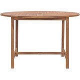  Vrtni blagovaonski stol Ø 110 x 75 cm od masivne tikovine | shoptok.hr