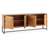 MOME Komoda od masivnog manga u prirodnoj boji 210x80x40 cm Nereida – | shoptok.hr