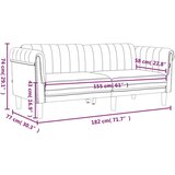  2-dijelni set sofa krem baršunasti | shoptok.hr