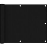 vidaXL Balkonsko platno črno 75x400 cm oksford blago, (20609578) | Shoptok.si