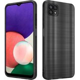 Cadorabo Ohišje, združljiv s Samsungom v krtačenem črnem - zaščitnem pokrovu, narejen iz fleksibilnega silikona TPU v brušenem dizajnu, (20617602) | Shoptok.si