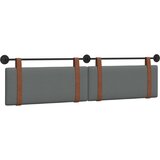  Držeće uzglavlje Zidne Tamno siva 210 x 55 x 5 cm Antikni PU - Tamno siva 200 cm bez LED | shoptok.hr