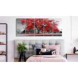 Slika - Autumn in the Park (5 Parts) Narrow Red 200x80 | shoptok.hr