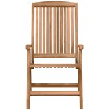  Vrtni set za objed 4 pcs Smeđa Čvrsto teak drvo | shoptok.hr